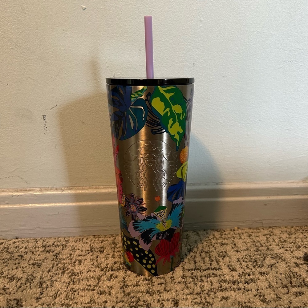 NWT Starbucks Summer 2023 Immersive Floral Stainless Steel Tumbler